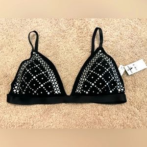 Express Studded Black Bralette